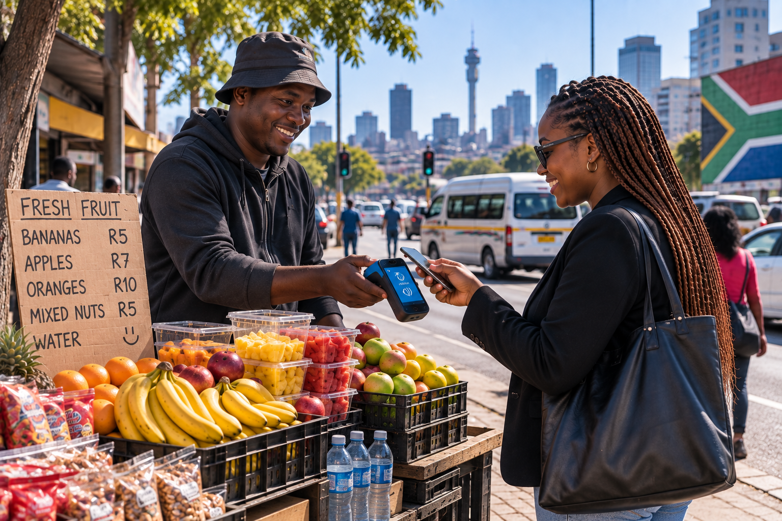 TAPGO payment experience for businesses and informal traders